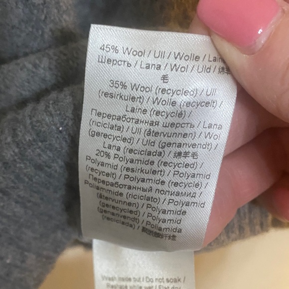 Ganni Charcoal Sleeveless Wool Blend sweater - Picture 5 of 6